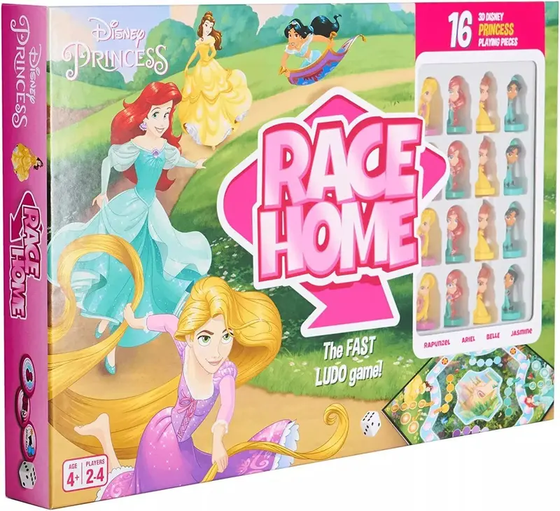 Disney Princess Race Home Board Game – Family Fun Edition 1