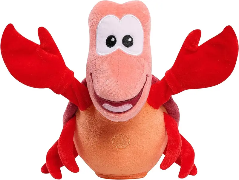 Disney Princess Sebastian Snapping Plush Toy With Sound Feature 1