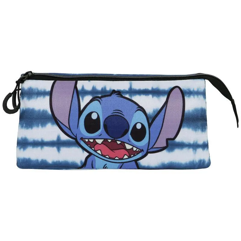 Disney Stitch Eco-Friendly Triple Compartment Pencil Case 1