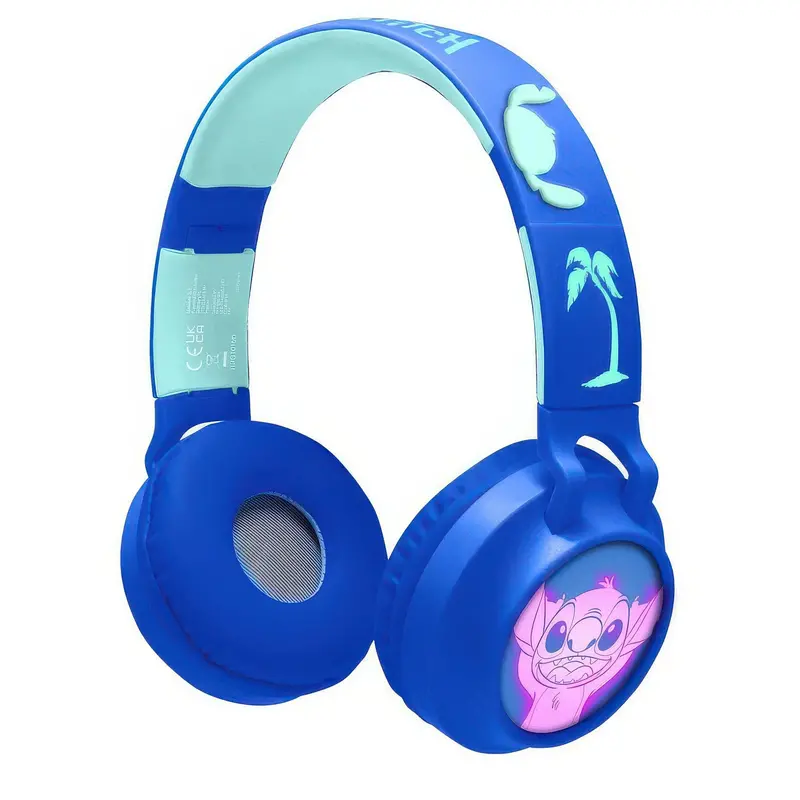 Disney Stitch Luminous Bluetooth Headphones – Wireless Light-Up Audio 1