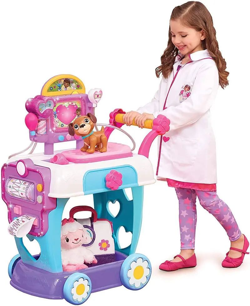 Doc Mcstuffins Care Cart Playset – Mobile Medical Toy With Storage & Tools 1