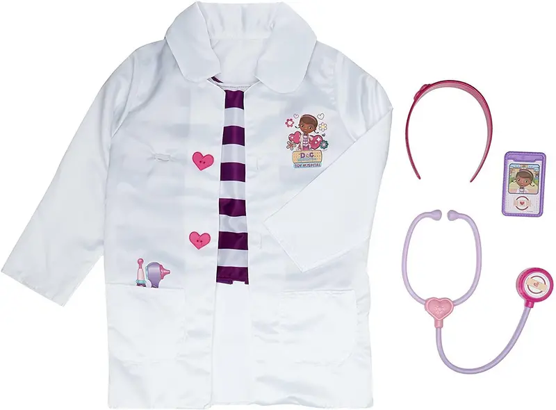 Doc Mcstuffins Doctor Dress-Up Set – Role-Play Costume For Young Caregivers 1