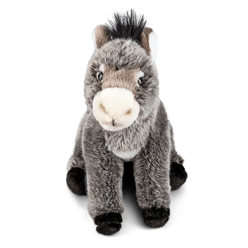 Donkey Plush Animal – 27Cm Soft Stuffed Toy By Living Nature 1