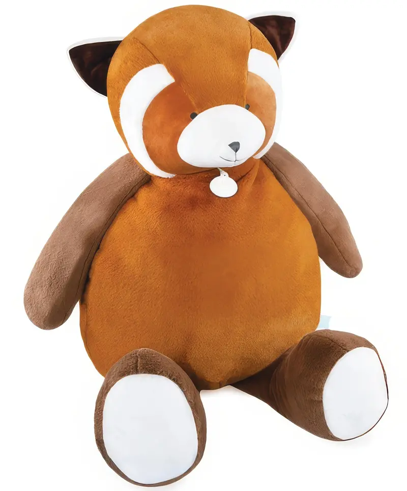 Doudou Et Compagnie Xxl Red Panda Stuffed Animal – 100 Cm Tall Plush 1