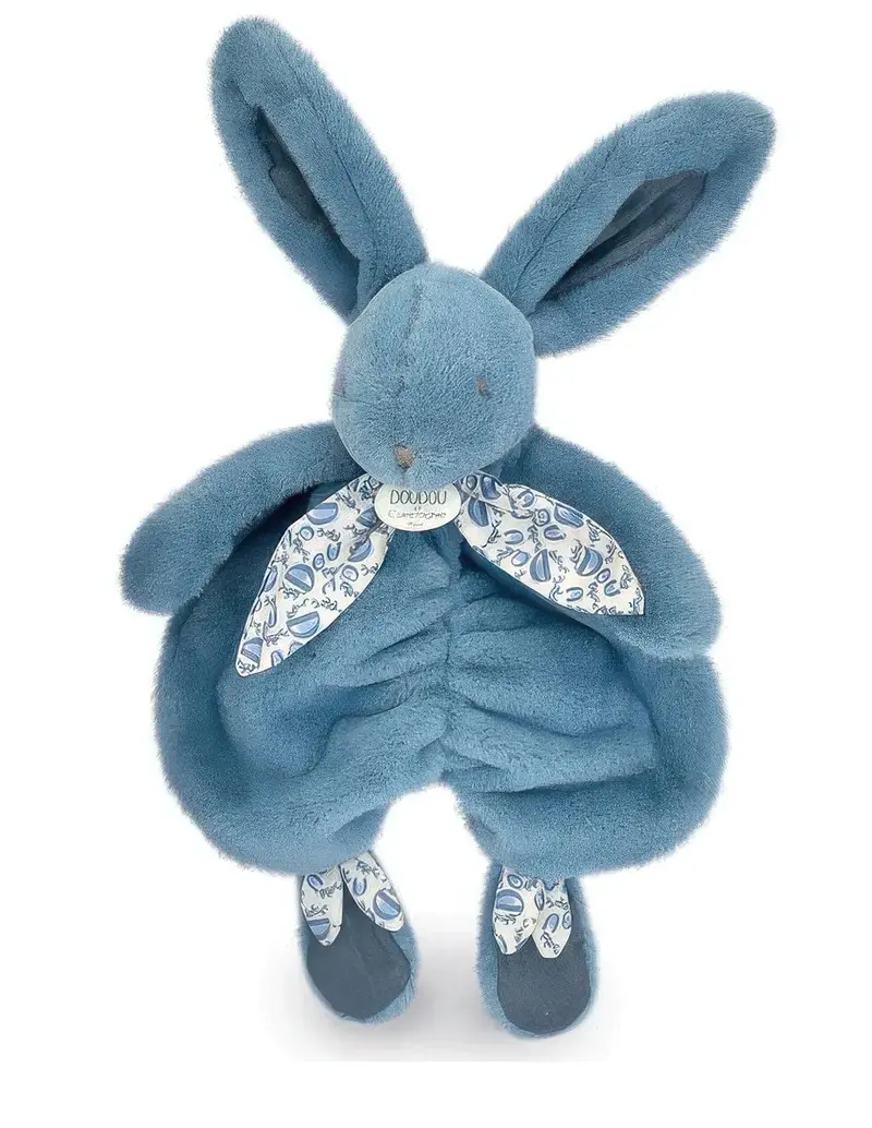 Doudou Sky Blue Cuddly Rabbit Plush – 29 Cm 1
