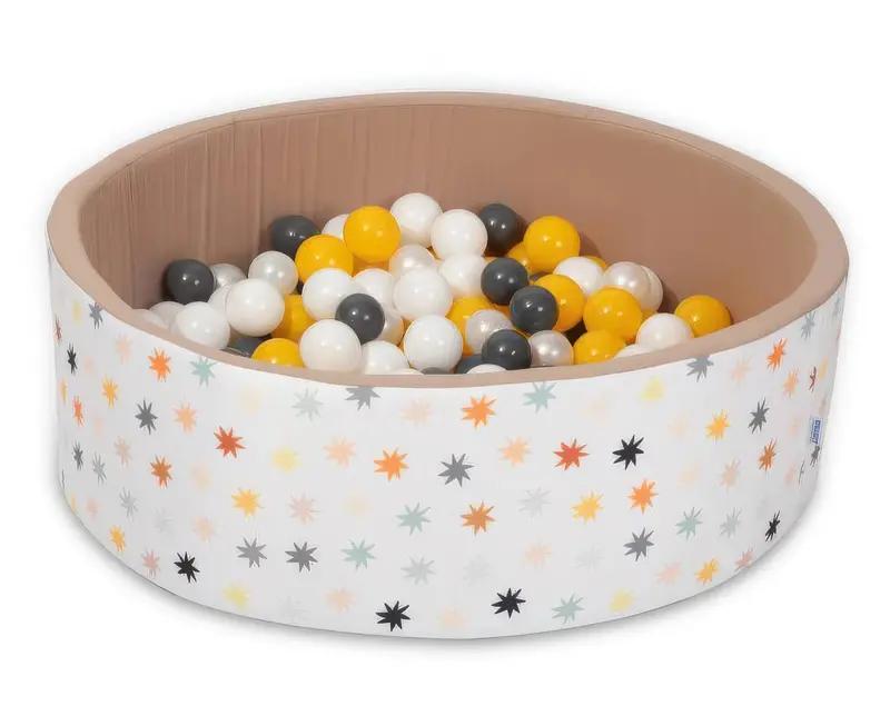 Dtb Dry Pool Ball Pit With Colourful Star Balls 1