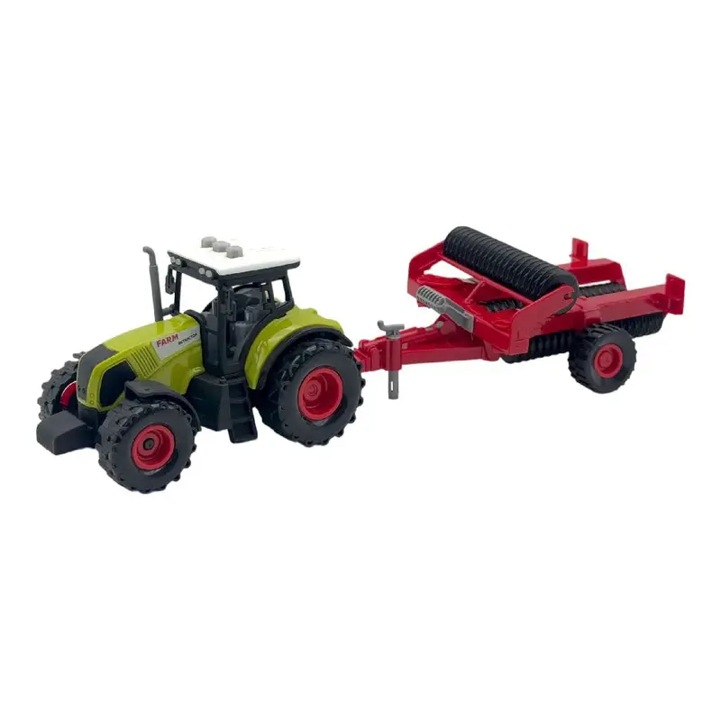 Dutch Farm Tractor With Pasture Roller, Lights & Sounds 1