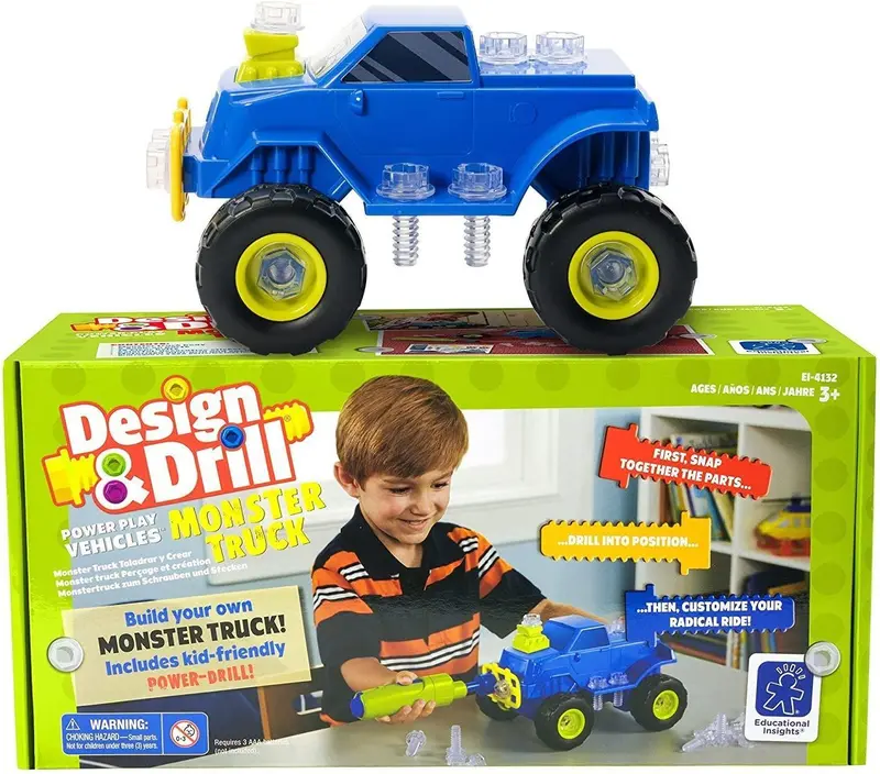 Educational Insights Design & Drill Monster Truck Building Kit 1