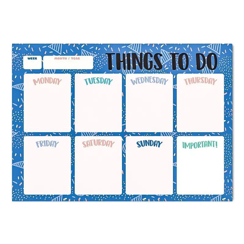 Erik Grupo Amelie Classic Blue Weekly A4 Planner 1