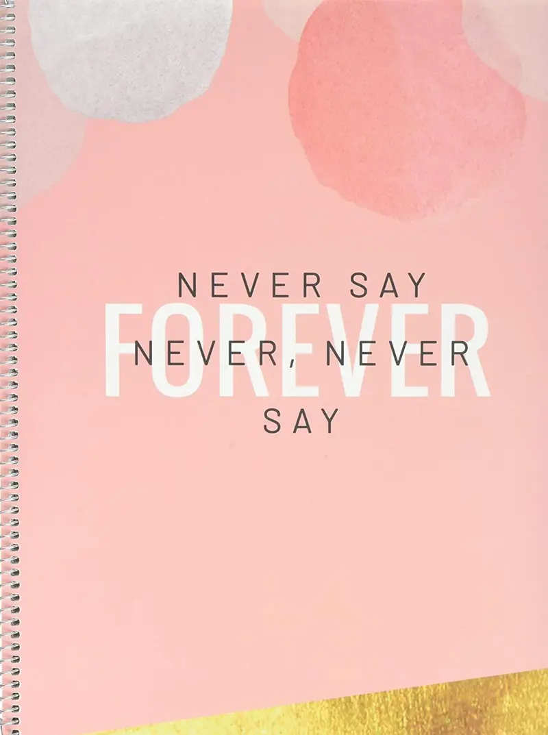 Erik Grupo Glitter Gold Dreams Microperforated Notebook – A4 Lined Journal With Tear-Off Pages 1