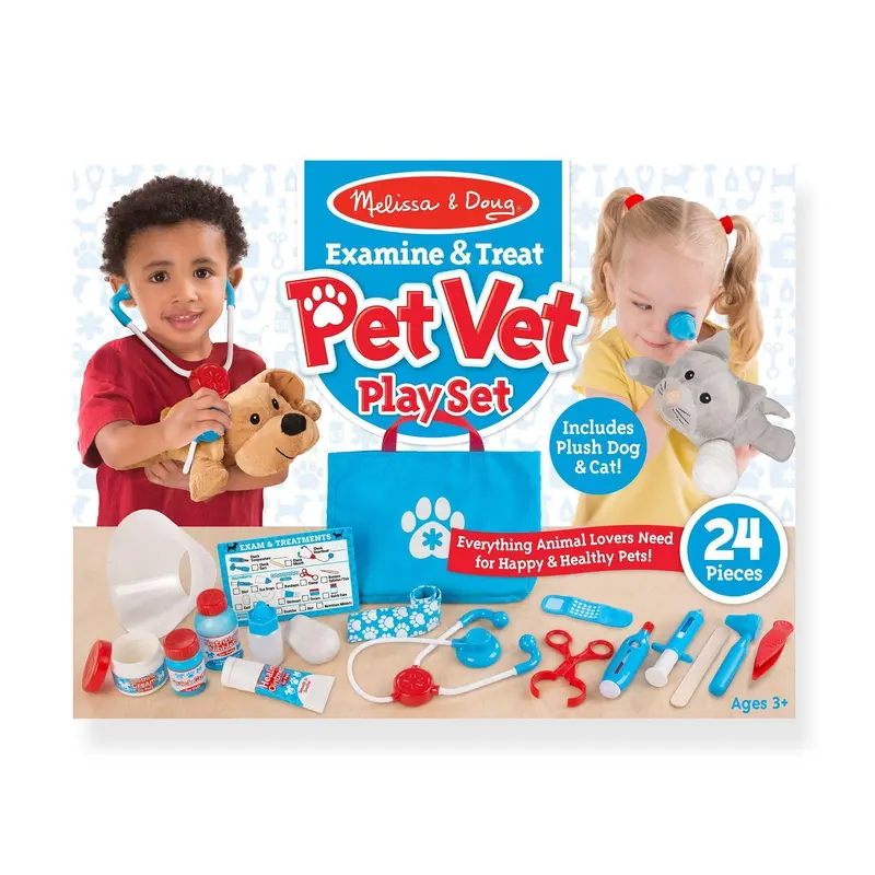 Examine & Treat Pet Vet Playset By Melissa & Doug 1