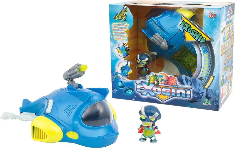 Exogini Exoship Playset – Sci-Fi Themed Action Figure Adventure Kit 1