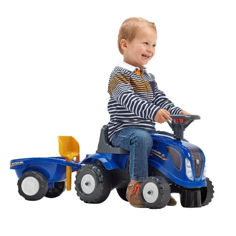 Falk Baby New Holland Ride-On Tractor Set For Young Children 1