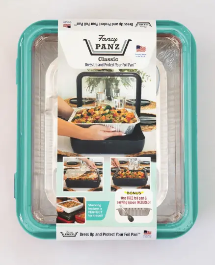 Fancy Panz Classic Aqua Serving Tray 1
