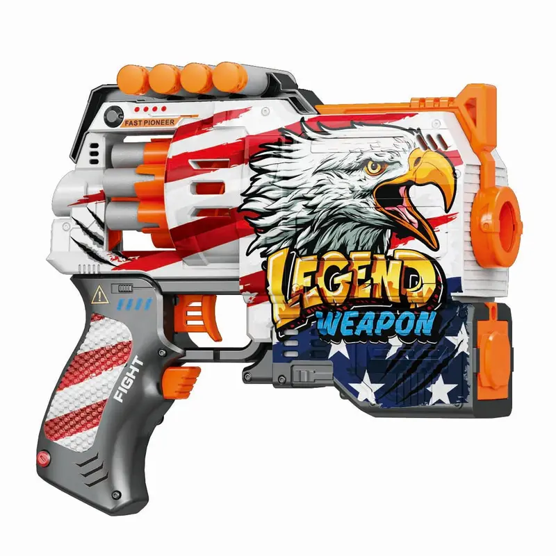 Fast Pioneer Legend Manual Soft-Bullet Toy Gun – 12 Rounds Included 1