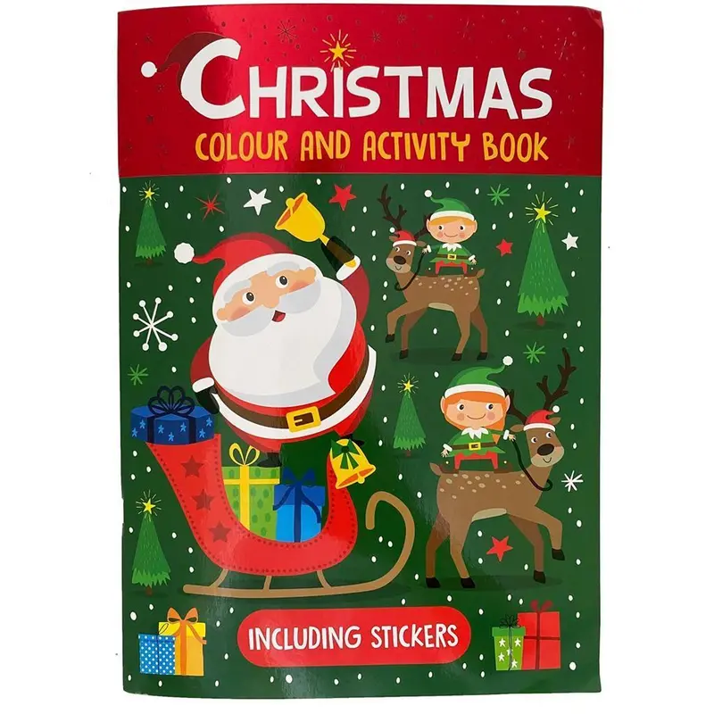 Festive Christmas Coloring & Activity Book For Kids 1