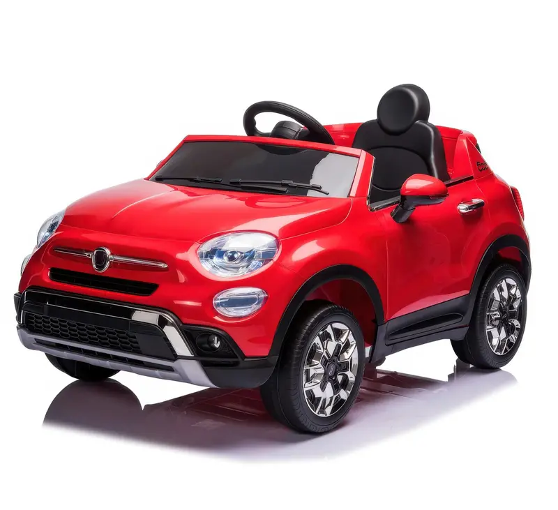 Fiat 500X 12V Electric Ride-On Car – Red Compact Suv Style 1
