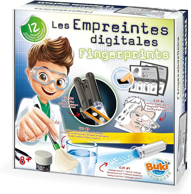 Fingerprint Science Kit – Buki France Forensic Experiments For Children 1