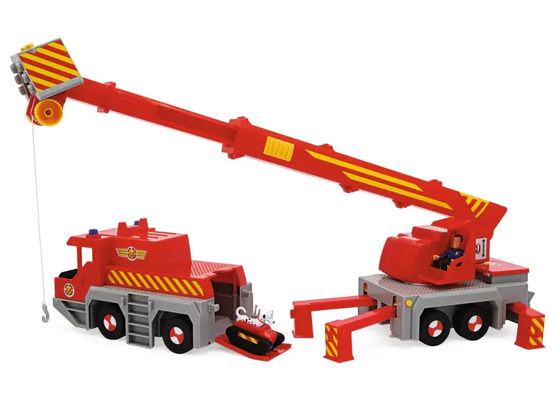 Fireman Sam Crane & Rescue Vehicle Playset – Two-In-One Interactive Toy 1