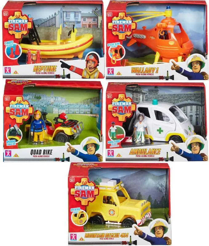 Fireman Sam Mini Die-Cast Rescue Vehicles (Assorted Models) 1