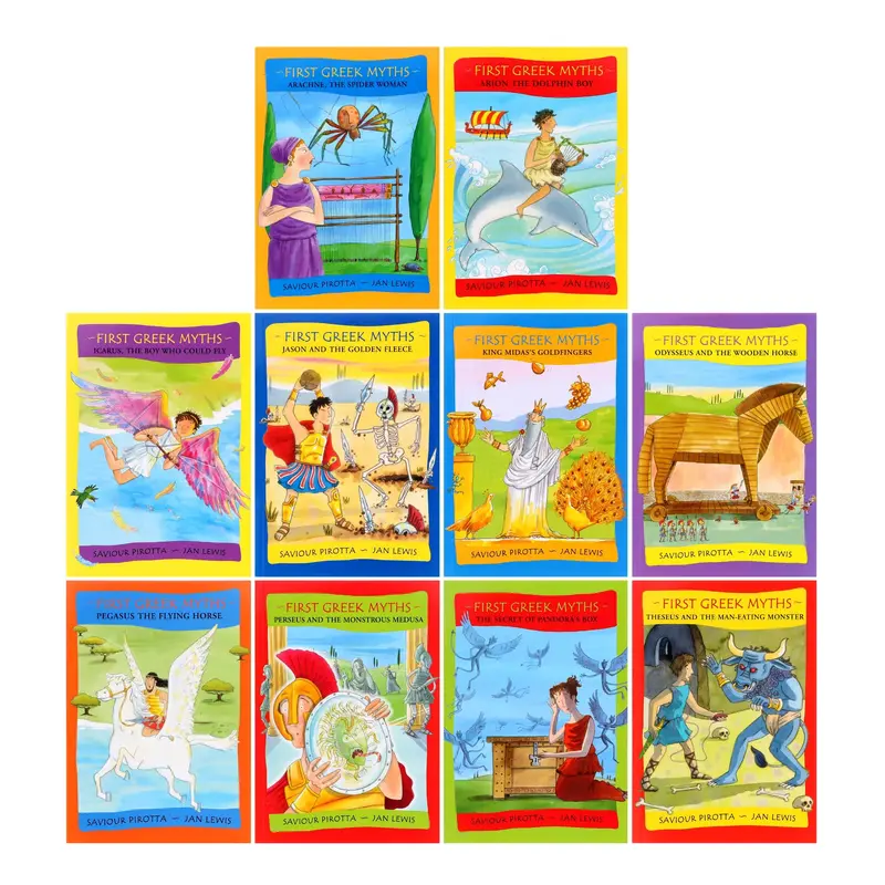 First Greek Myths Retold By Saviour Pirotta — Illustrated Editions For Kids 1