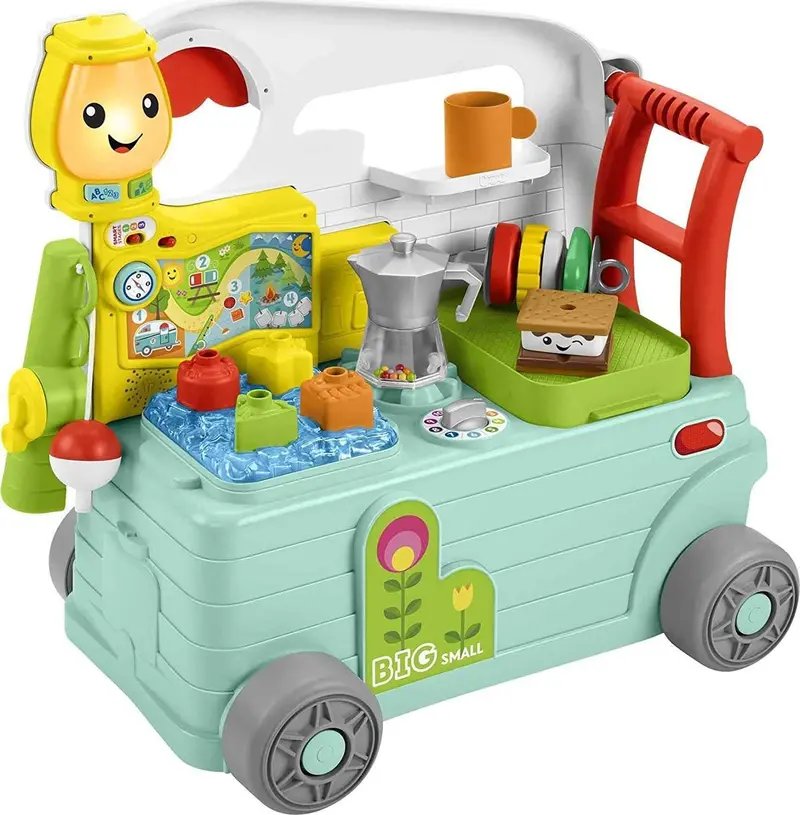 Fisher-Price Laugh & Learn On-The-Go Camper – 3-In-1 Playset 1