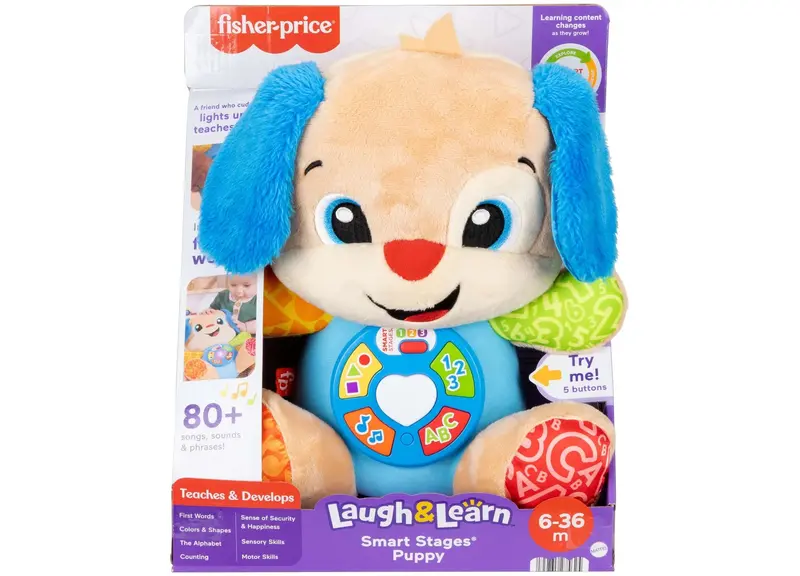 Fisher-Price Laugh & Learn Puppy – Smart Stages Learning Toy For Toddlers 1