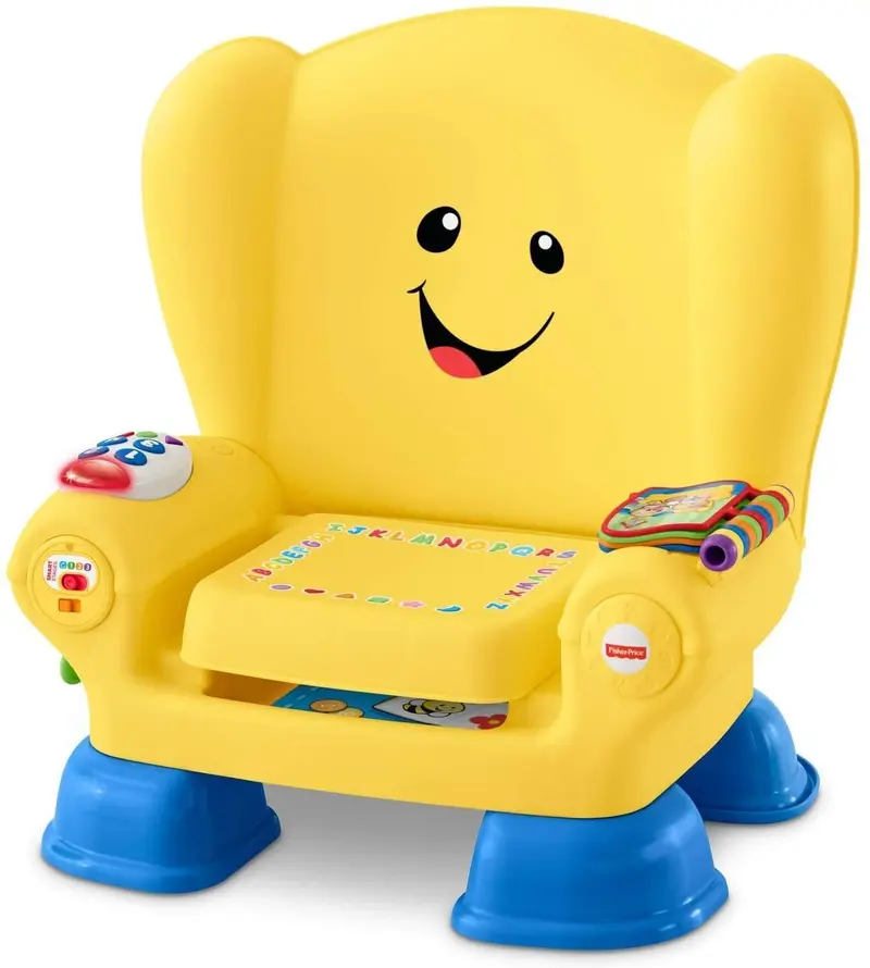 Fisher-Price Laugh & Learn Smart Stages Yellow Activity Chair For Toddlers 1
