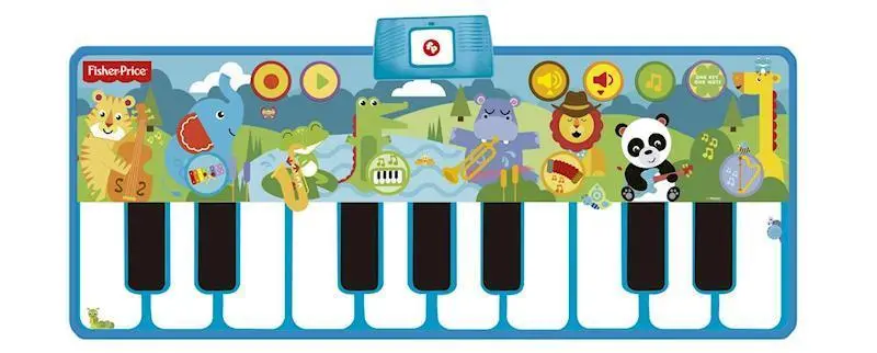 Fisher-Price Rainforest Step-On Keyboard – Animal-Themed Interactive Piano 1