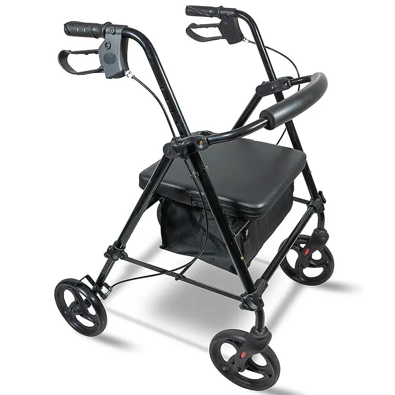 Foldable Lightweight Mobility Walker With Height Adjustment 1