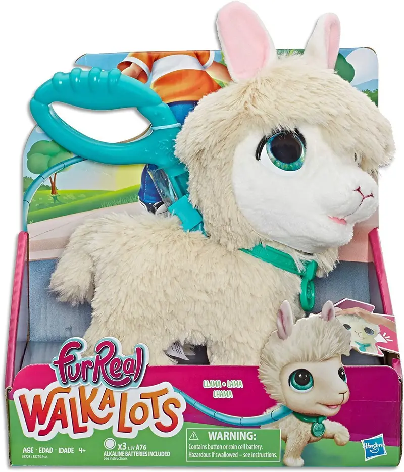 Furreal Walkalots Big Wag – Llama-Themed Interactive Walking Pet 1