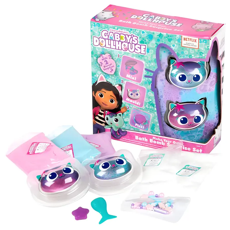 Gabby’S Dollhouse Bath Bomb Craft Set – Make-Your-Own Surprise Kit 1