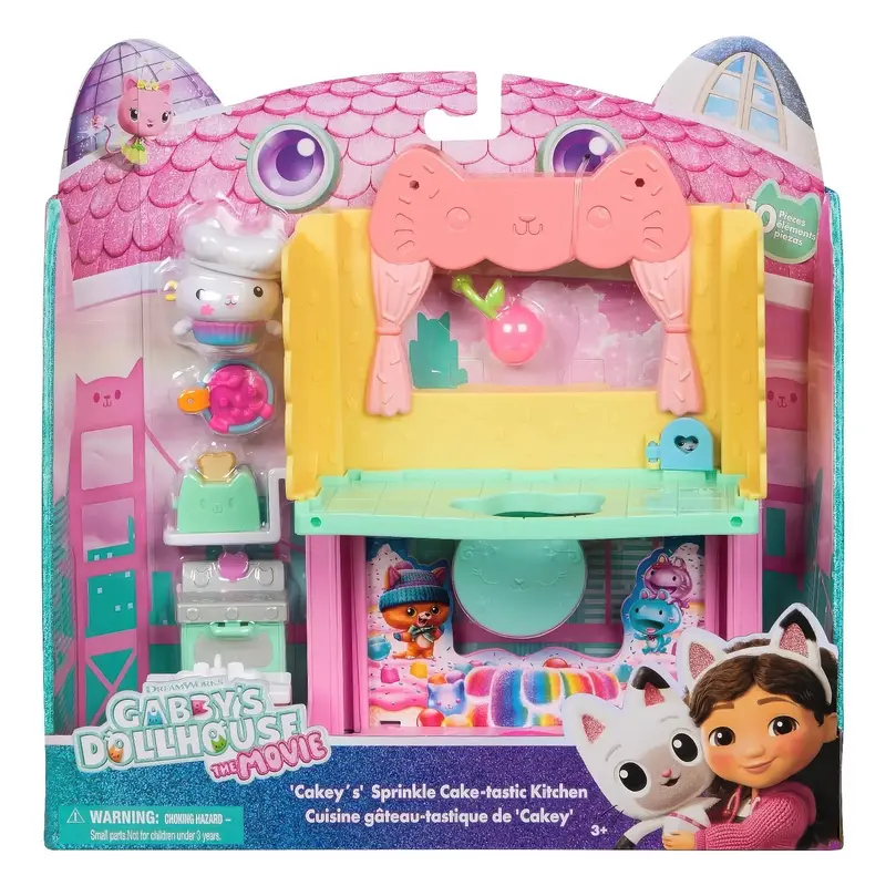 Gabby'S Dollhouse Movie Cakey’S Sprinkle Cake-Tastic Kitchen Set 1