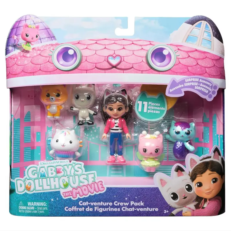 Gabby'S Dollhouse Movie Cat-Venture Crew Playset 1
