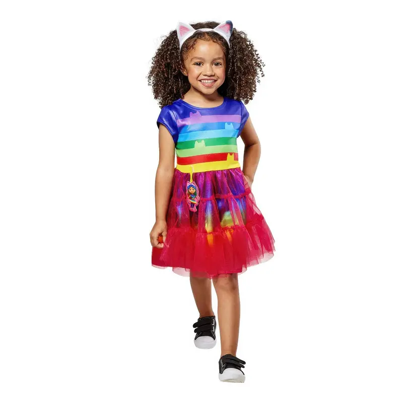 Gabby’S Dollhouse Rainbow Dress – Xxs Size – Animated Character Outfit 1