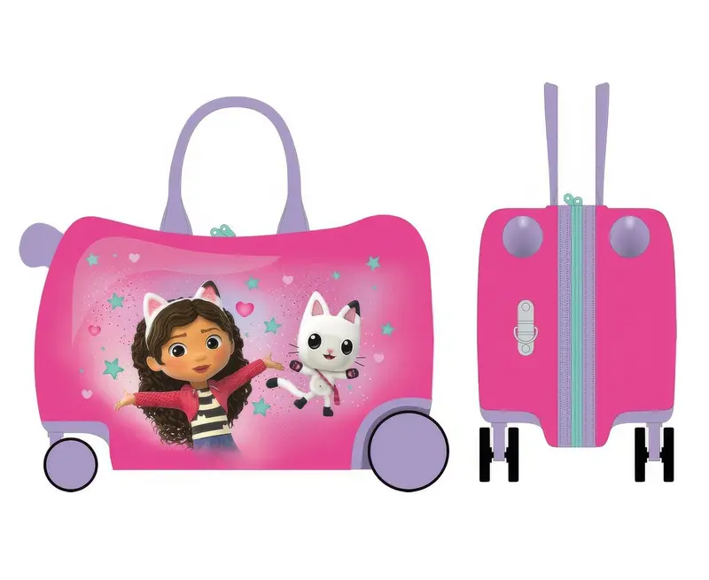 Gabby'S Dollhouse Ride-On Luggage For Kids 1