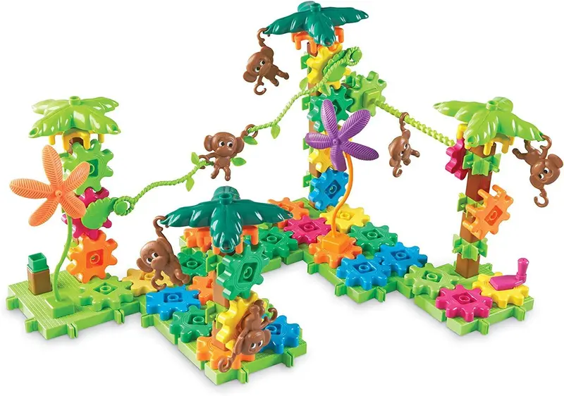 Gears! Movin’ Monkeys Building Set For Hands-On Stem Play 1