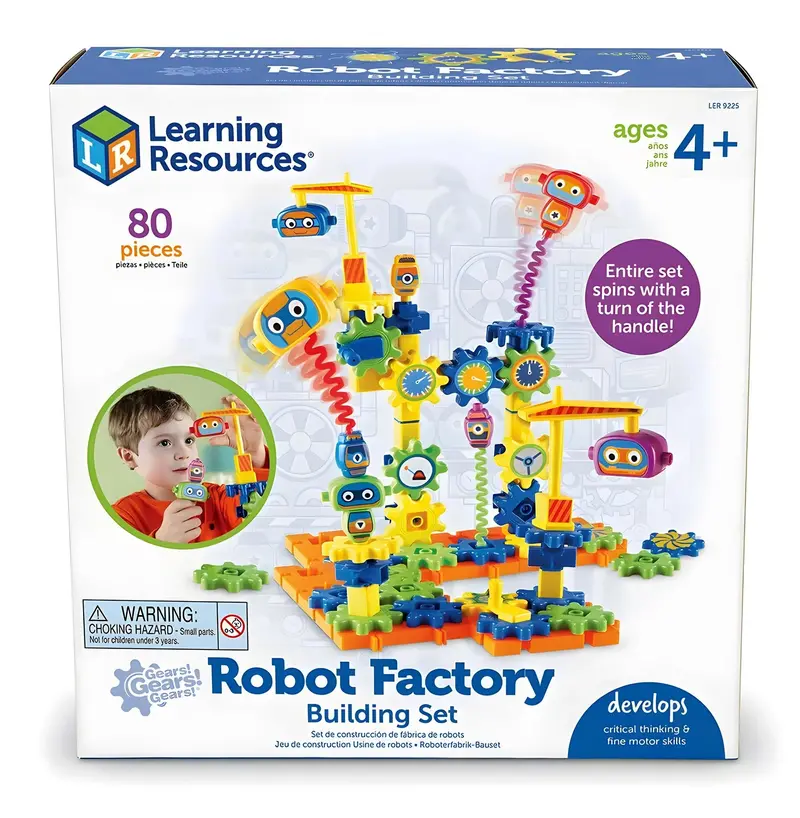 Gears! Robot Factory Building Set – Mechanical Engineering Stem Kit 1