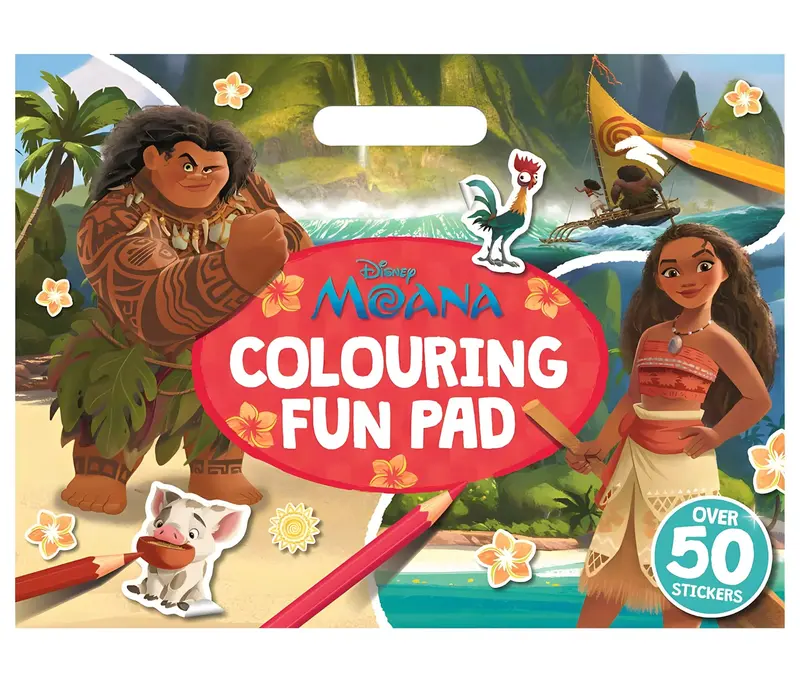 Giant Disney Moana Colouring Pad 1