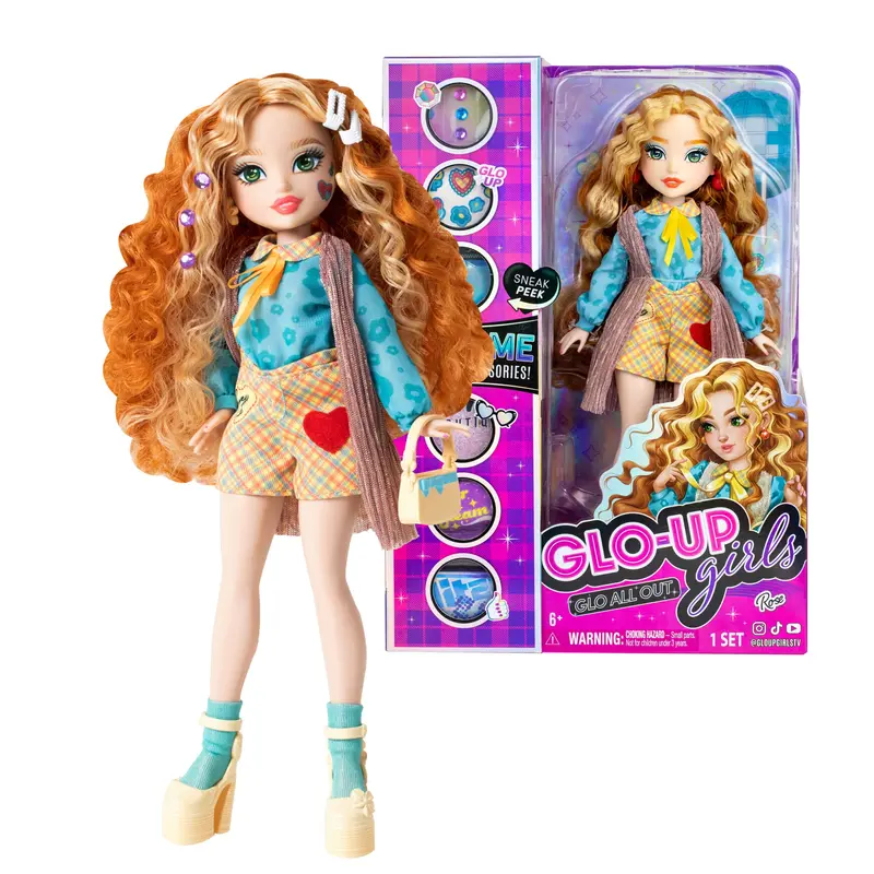 Glo-Up Girls Rose – Redhead Fashion Doll 1