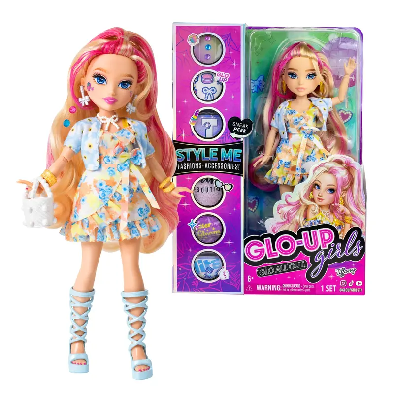 Glo-Up Girls Tiffany – Blonde Fashion Doll With Stylish Outfits 1