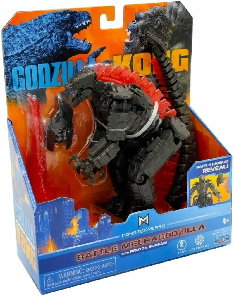 Godzilla Vs. Kong 6-Inch Battle Action Figure Featuring Mechagodzilla 1