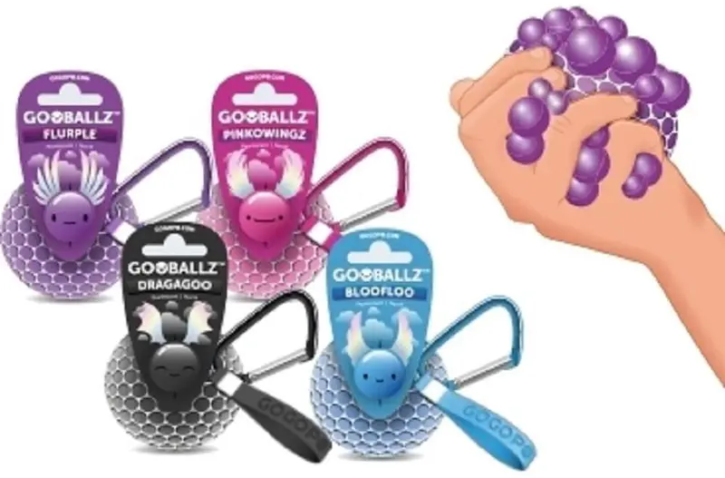 Gogopo Gooballz Pearlescent Clip-On Slime Balls (Assorted Colors) 1