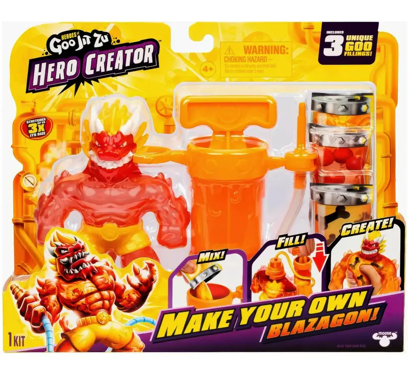 Goo Jit Zu Blazagon Hero Creator Action Figure 1