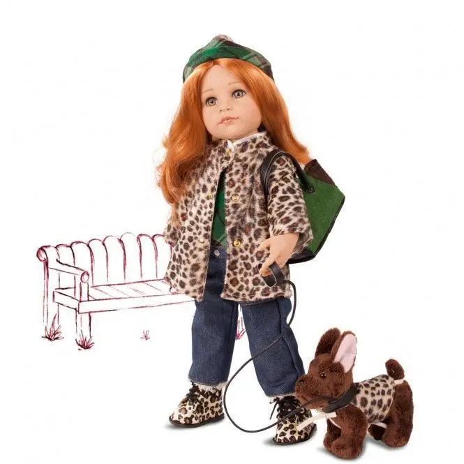 Gotz Hannah Doll With Dog – 50Cm Collectible Figure 1