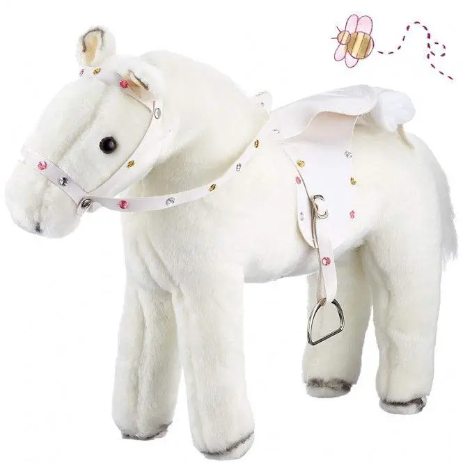Gotz White Lightning Pony Doll – 23 Cm Soft Plush Companion 1