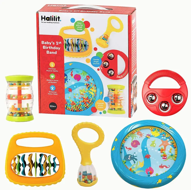 Halilit Baby'S First Birthday Band – Musical Instrument Gift Set 1