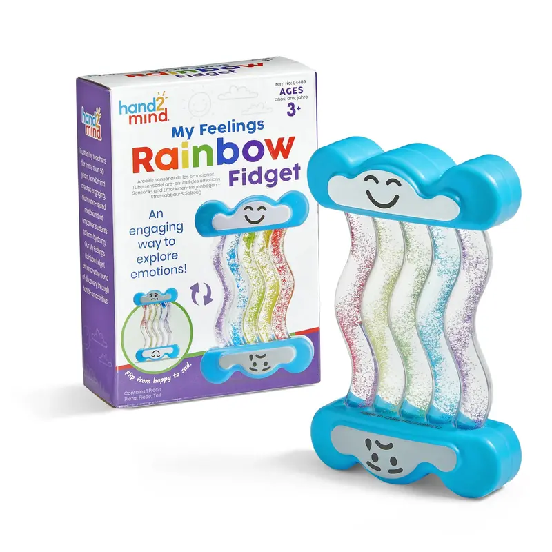 Hand2Mind My Feelings Rainbow Fidget – Colorful Emotional Regulation Tool 1