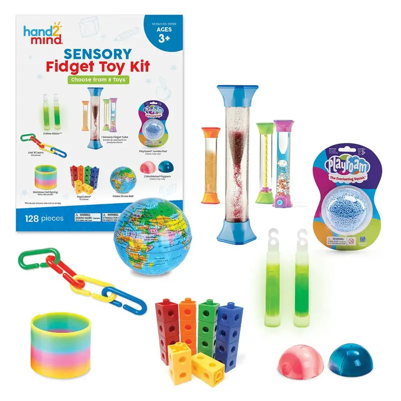 Hand2Mind Sensory Fidget Toy Kit – Calming Tools For Focus & Play 1