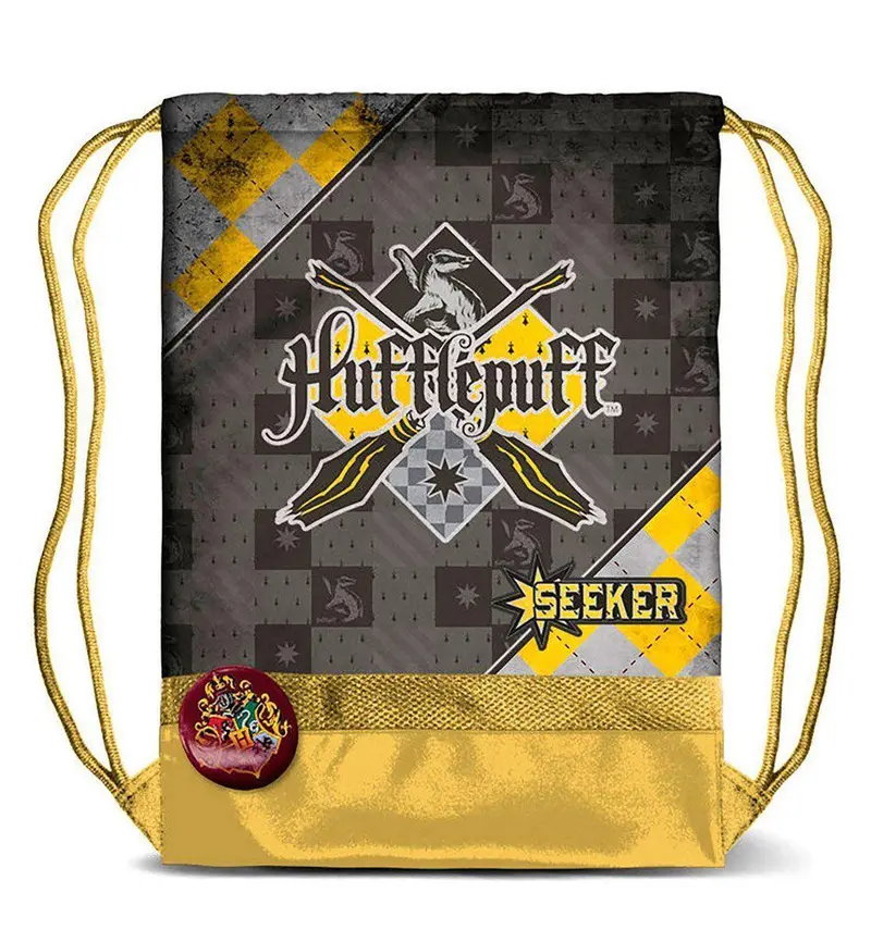 Harry Potter Quidditch Hufflepuff Gym Bag – 48 Cm Sporty Style 1
